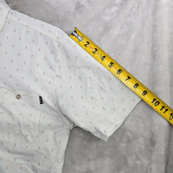 Howler Bros Mens Tech Short Sleeve Button Up‎ Shirt Medium Pattern - Picture 6 of 9